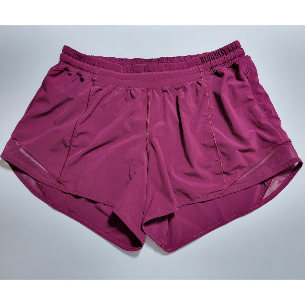 Lululemon Hotty Hot II Shorts Womens 10 Tall Athleisure Gym Performance Running